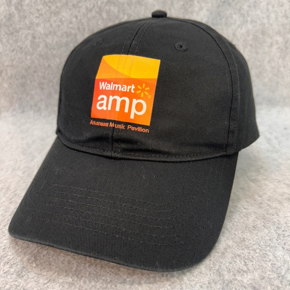 Walmart AMP Arkansas Music Pavilion Mens Black Big Accessories Baseball Hat OSFM